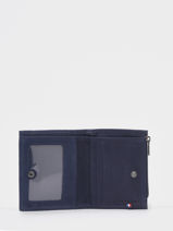 Suede Leather Etincelle Coin Purse Etrier Blue etincelle nubuck EETN810-vue-porte