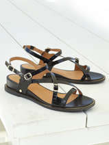 Leather osteo strap sandals-MAM