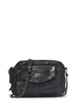 Leather Naina Crossbody Bag Pieces Black naina 7063358K