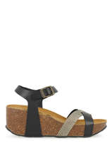 Sandals so final in leather-PLAKTON