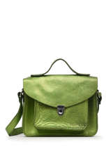Crossbody Bag Vintage Leather Paul marius Green vintage GEORGE