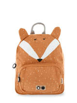 Mini Backpack 1 Compartment Trixie Orange animals 90