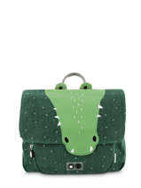 1-compartment Satchel Trixie Green animals 91
