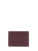 Card Holder Paris Leather Etrier Brown paris EPAR011