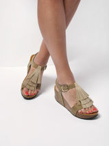 Sandals so tonka in leather-PLAKTON-vue-porte