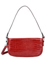 Shoulder Bag Croco Patent Miniprix Red croco 8593