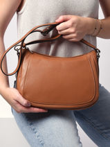 Crossbody Bag Confort Leather Hexagona Brown confort 466743-vue-porte