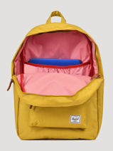 Backpack 1 Compartment Herschel Yellow classics 62742-vue-porte
