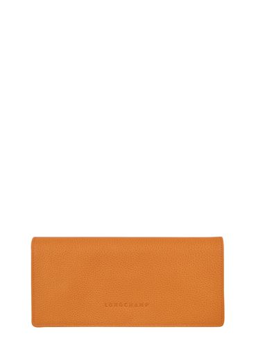 Longchamp Le foulonné Wallet Orange
