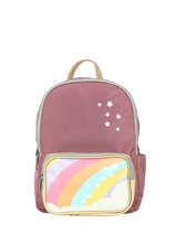 Mini Backpack Caramel et cie Pink boheme FI