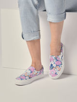 Sneakers classic slip-on retro floral-VANS-vue-porte