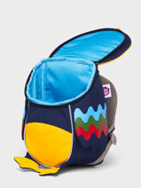 Backpack Affenzahn Blue large friends FAL1-vue-porte