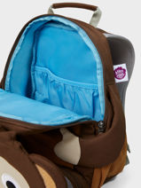 Sac  Dos Affenzahn Marron large friends AFZ-FAL2-vue-porte