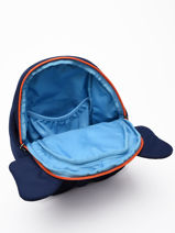 Backpack Affenzahn Blue large friends AFZ-FAL3-vue-porte