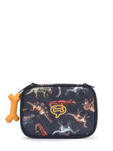 1 Compartment Mace Pencil Case Stones and bones Blue boys B