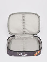 Trousse Mace 1 Compartiment Stones and bones Gris boys B-vue-porte
