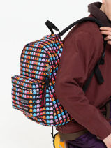 Backpack Out Of Office Pac-man 1 Compartment Eastpak pacman K767PAC-vue-porte