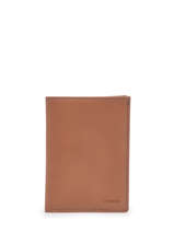 Wallet With Coin Purse Leather Leather Etrier Brown paris EPAR442