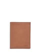Wallet With Card Holder Leather Leather Etrier Brown paris EPAR748