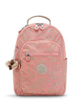 1 Compartment  Backpack  With 15" Laptop Sleeve Kipling Pink back to school KI5357