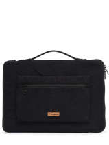 Laptop Bag With 15" Laptop Sleeve Cabaia Black laptop 15