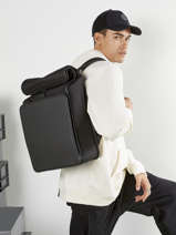 1 Compartment Backpack With 14" Laptop Sleeve Kapten and son Black backpack LUNDPRO