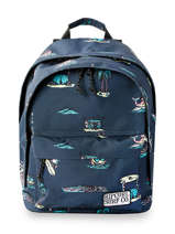 2-compartment  Backpack Rip curl Blue men 11BMBAME