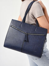 A4 Size  Shoulder Bag Format A4 Gallantry Blue format a4 R1599-vue-porte