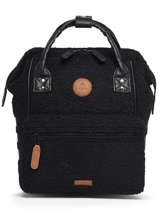Backpack S 1 Compartment Cabaia Black adventurer S