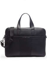 Business Bag Tommy hilfiger Black central AM09150