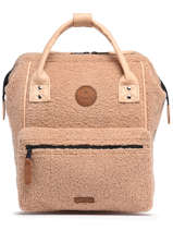 Backpack S 1 Compartment Cabaia Brown adventurer S