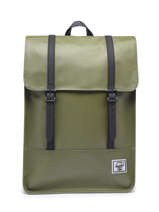 Sac � Dos 1 Compartiment Herschel Vert weather resistant 10999