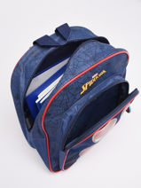 1 Compartment  Backpack Spiderman Blue strong 1609-vue-porte
