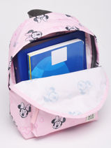 1 Compartment  Backpack Disney Pink little friends 309-vue-porte