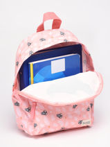 1 Compartment  Backpack Disney Pink we meet again 2052-vue-porte