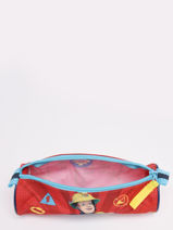 Trousse 1 Compartiment Hero Sam le pompier Rouge hero 2183-vue-porte
