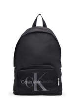 A4 Size  Backpack Calvin klein jeans Black sport essentials K509345