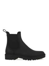 Rain  Boots In Leather Tamaris Black women 29
