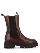 Chelsea Boots In Leather Tamaris Brown women 29