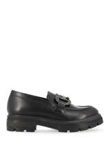 Moccasins In Leather Mjus Black women P31103