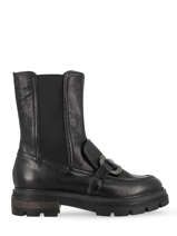 Boots En Cuir Mjus Noir women P31204