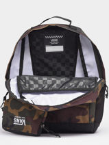 Backpack With Free Pencil Case Vans Brown backpack VN0A5FOK-vue-porte