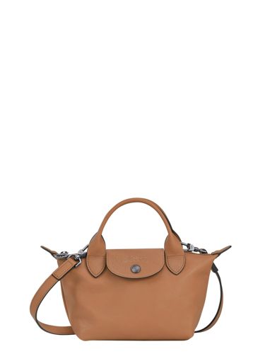 Longchamp Le pliage cuir Handbag Brown