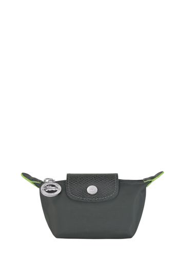 Longchamp Le pliage green Coin purse Gray