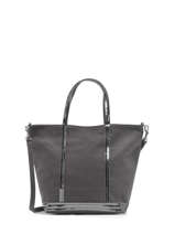 Petit Cabas Zipp� Paillettes Vanessa bruno Gris cabas 1V40435