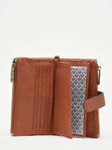 Portefeuille Porte-monnaie Soft Mandoline Marron soft 195-vue-porte