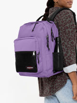 2 Compartment  Backpack  With 15" Laptop Sleeve Eastpak Violet authentic EK0A5B9Q-vue-porte