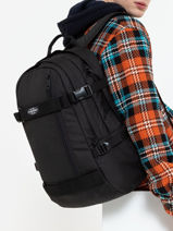 2-compartment  Backpack  With 15" Laptop Sleeve Eastpak Black core series EK0A5BC6-vue-porte