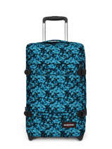 Valise Cabine Eastpak Bleu authentic luggage EK0A5BA7-vue-porte