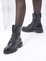 Boots En Cuir Mjus Noir women M79245-vue-porte